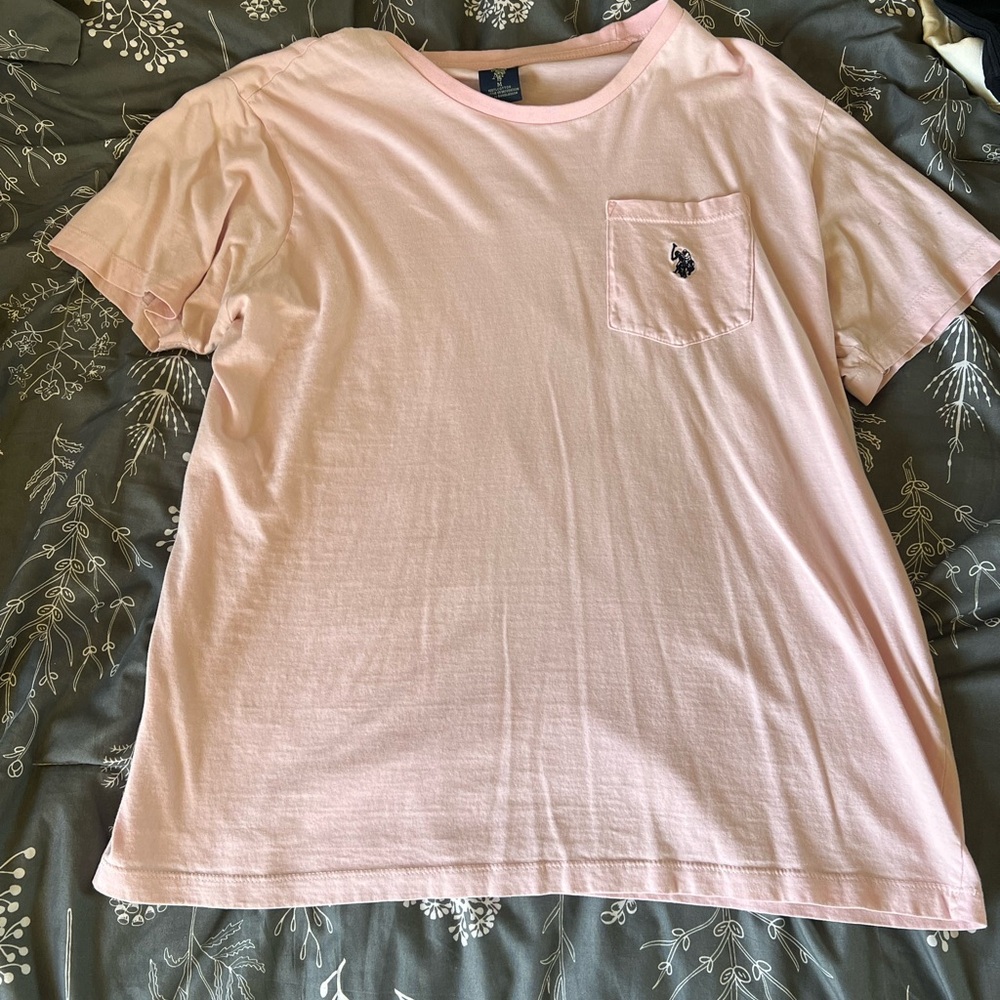 Pink Polo Ralph Lauren T-Shirt (M)